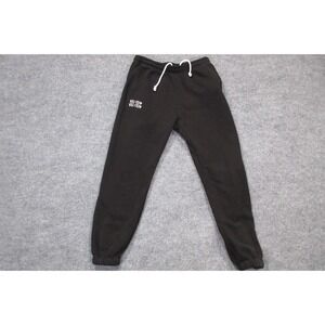 Kill Crew Jogger Sweatpants Mens L Black heavyweight Drawstring Pockets Logo